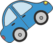 Blue car
