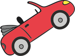 Red car